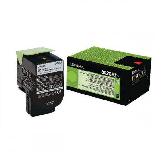 LEXMARK BLK RTN PRG 2.5K TNR 80C2SK0