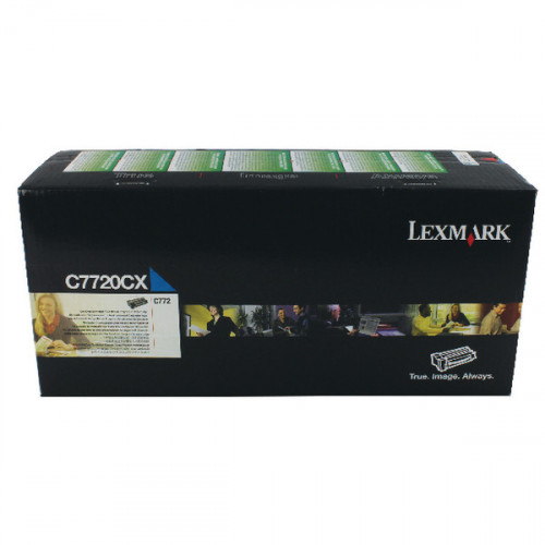 Lexmark C772 Cyan Extra High Yield Return Program Toner C7720CX