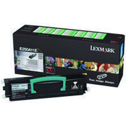Lexmark E250 Black Return Program Toner Cartridge E250A11E