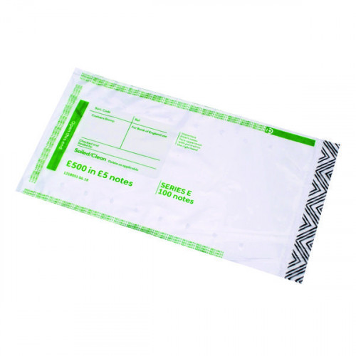 Initial Cash Note Bag 500 in 5 Notes (Pack of 500) BEVOMIS0005