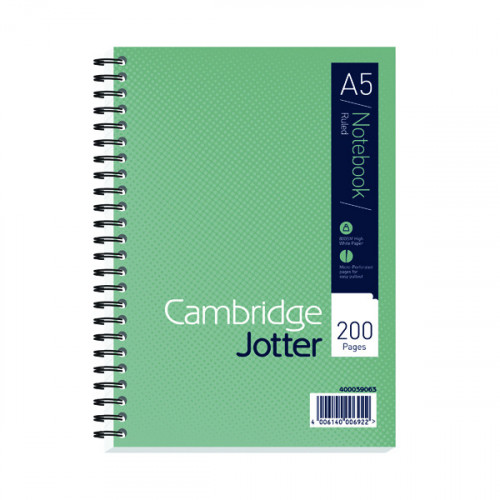 CAMBRIDGE JOTTER NOTEBK A5 200P PK3