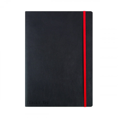 Black n' Red Soft Cover Notebook B5 Black 400051203