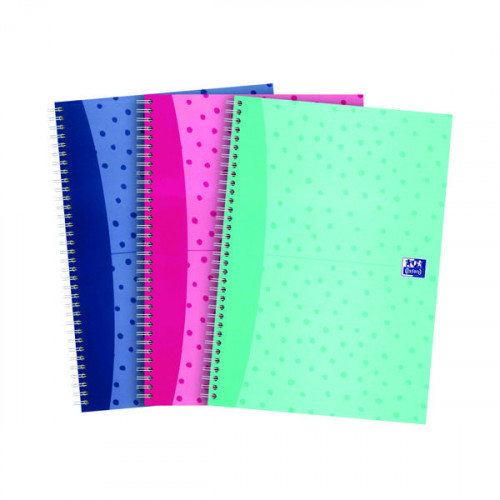 Oxford My Notes Wirebound Notebook 200 Pages A4 (Pack of 3) 400155747