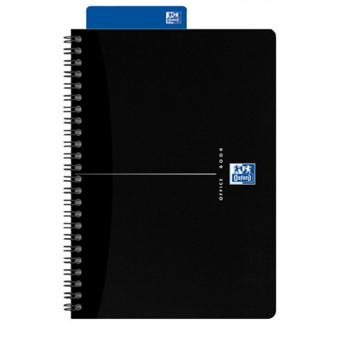 OXFORD OFFICE SMART NOTEBK A5 BLK P5