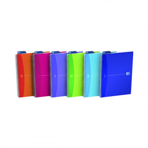 OXFORD OFFICE WB NTBK PP A4 ASST PK5