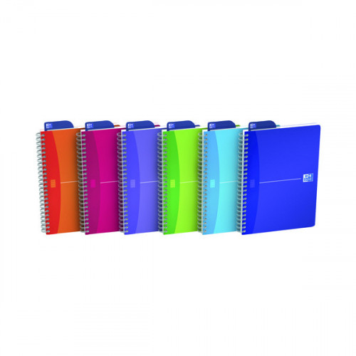 OXFORD OFFICE WB NOTEBK ASST A5 PK5