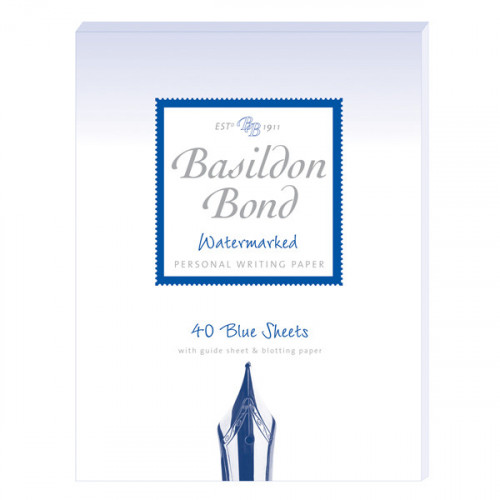 Basildon Bond Writing Pad 137 x 178mm Blue (Pack of 10) 100100123