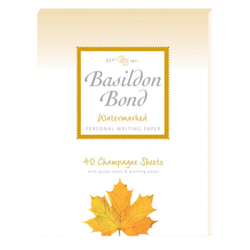 Basildon Bond Writing Pad 137 x 178mm Champagne (Pack of 10) 100101040
