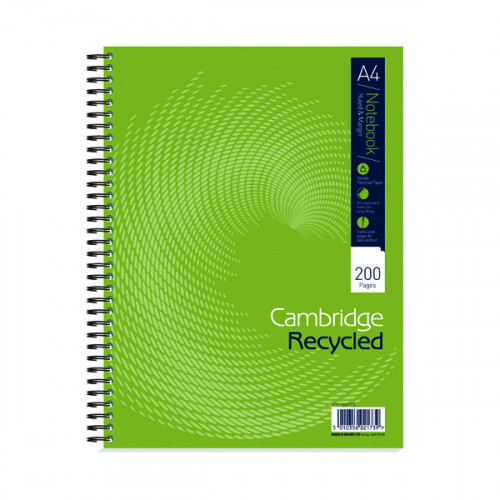 CAMBRIDGE RECYC NTBK A4PLUS 200P PK3