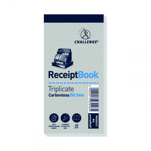 Challenge Trip Book 70x140 Receipt (Pack of 10) 400048638