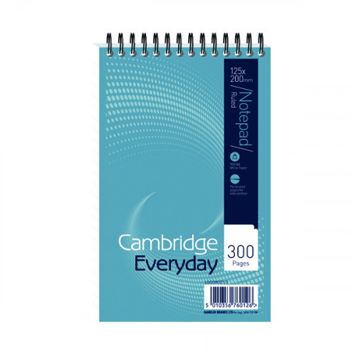 CAMBRIDGE W/BOUND NOTEPAD PK5
