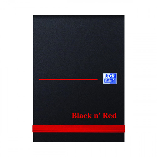 BLACK N RED HB ELAST NOTEBK A7 PK10