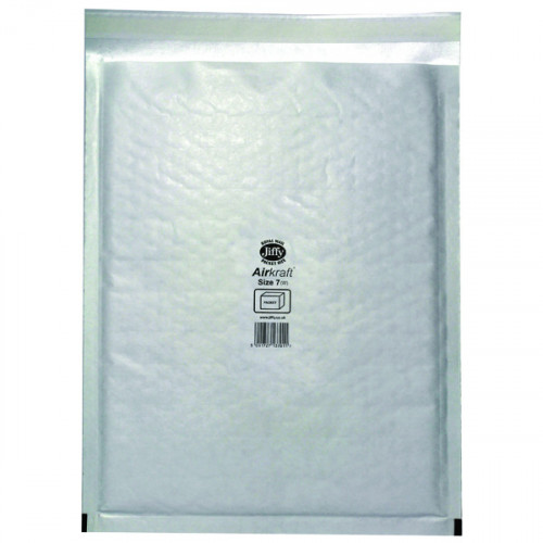 Jiffy AirKraft Bag Size 7 340x445mm White (Pack of 50) JL-7