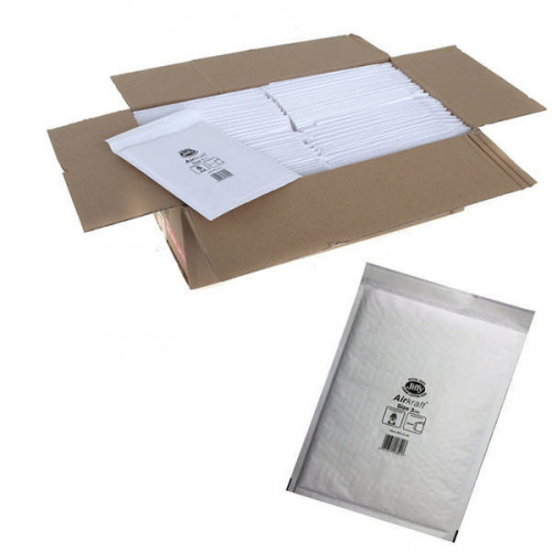 Jiffy Airkraft Bag Size 3 205x320mm White JL-3 (Pack of 10) 04891