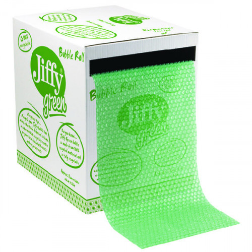 JIFFY BUBBLE BOX ROLL 300MMX50M GRN