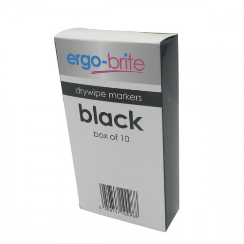 5 STAR E/BRITE D/WIPE MARKER BLK P10