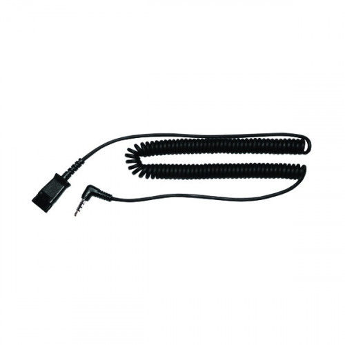 JPL Quick Disconnect Cable 3.5mm 4 Pole Jack Apple Compatible Jack Black BL-07+P-A