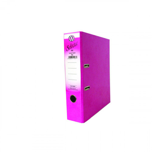 Concord IXL 70mm Selecta Lever Arch File A4 Pink (Pack of 10) 162242
