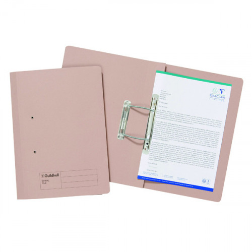 Exacompta Guildhall Transfer File 285gsm Foolscap Buff (Pack of 25) 346-BUFZ