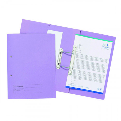 GUILDHALL TFR FILE 315GSM MAUVE PK25
