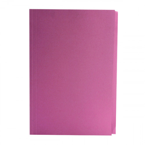 Guildhall Square Cut Folder Mediumweight Foolscap Pink (Pack of 100) FS250-PNKZ