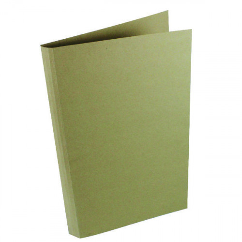 Guildhall Square Cut Folder Heavyweight Foolscap Buff (Pack of 100) FS290-BUFZ