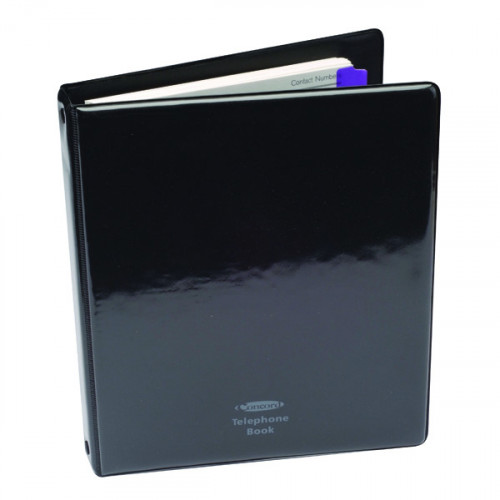 Concord Telephone/Address Book A5 Black 83010/CD6