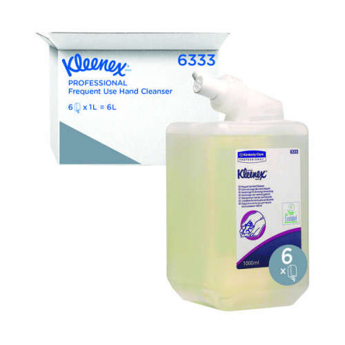 Kleenex Frequent Use Hand Soap Refill 1 Litre (Pack of 6) 6333