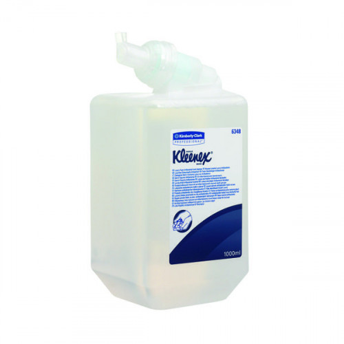 Kleenex Antibacterial Foam Hand Soap Refill 1 Litre (Pack of 6) 6348