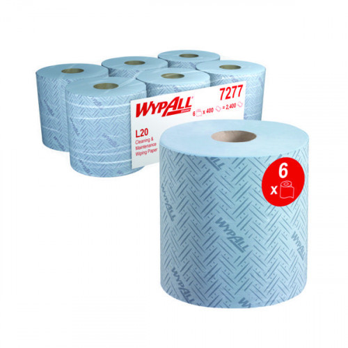 WYPALL L20 E/CENTREFEED BLUE PK6