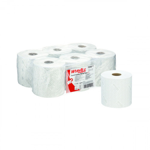 WYPALL L10 CENTREFEED WHT PK6
