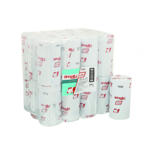 Wypall L20 Extra Small Roll Wipers (Pack of 24) 7334