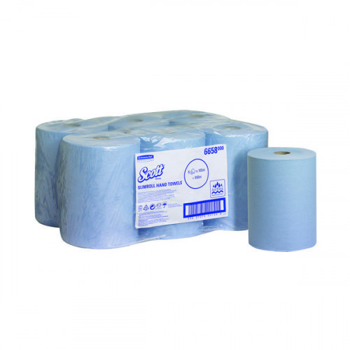 SCOTT SLIMRLL HND TWLS PK6 BLUE 6658