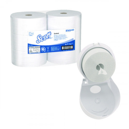 SCOTT CONTROL TOILET TISSUE FOC DISPENSR