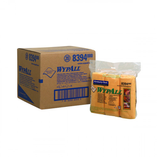 WYPALL MICROFIBRE CLOTH YLW PK6 8394
