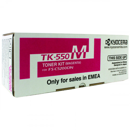 Kyocera TK-550M Magenta Toner Cartridge 1T02HMBEU0
