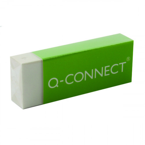 Q-CONNECT PVC ERASER WHITE PK20
