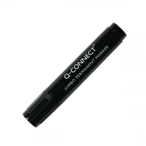 Q-CONNECT JUMBO PERM MARKER BLK PK10
