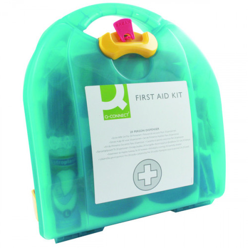 Q-Connect 20 Person Wall-Mountable First Aid Kit KF00576
