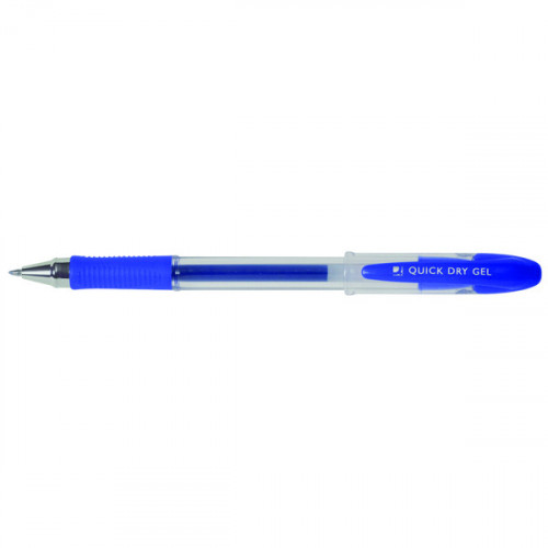 Q-CONNECT DELTA GEL PEN BLUE PK12