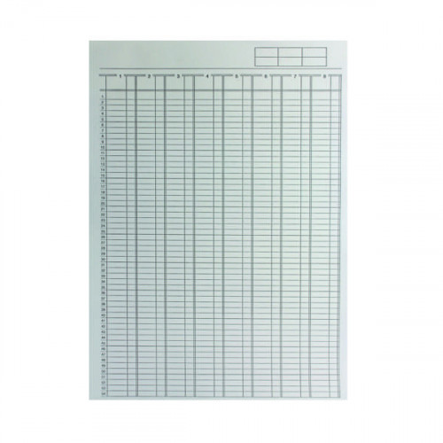 Q-CONNECT 8 COLUMN ANALYSIS PAD A4