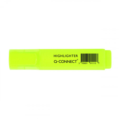 Q-CONNECT HIGHLIGHTER PEN YLW PK10