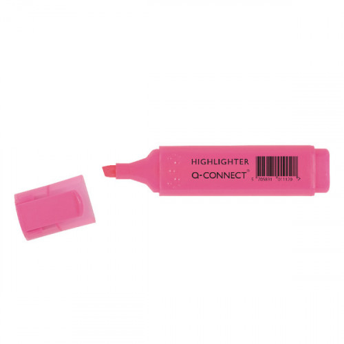Q-CONNECT HIGHLIGHTER PEN PINK PK10