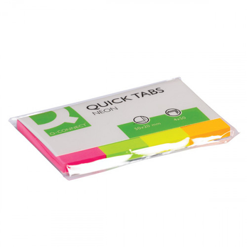 Q-CONNECT QUICK TABS 20X50 NEO PK200