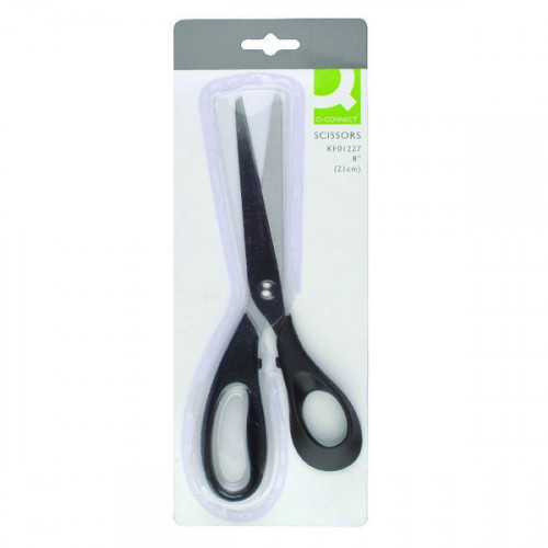 Q-CONNECT SCISSORS 210MM SSTEEL BLK