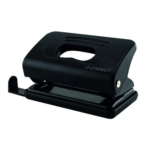 Q-CONNECT LIGHT DUTY HOLE PUNCH BLK