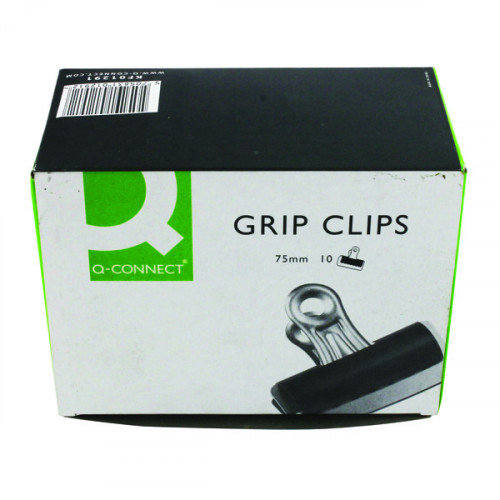 Q-CONNECT GRIP CLIP 75MM PK10