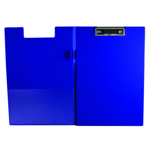 Q-CONNECT PVC FOLD CLIPBOARD A4 BLU