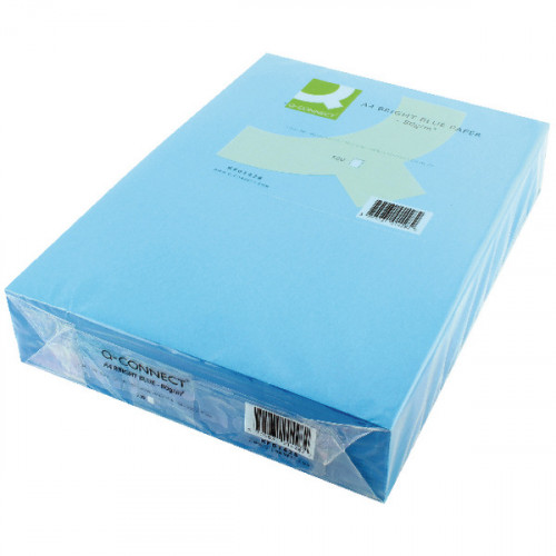 Q-CONNECT COPIER PAPER BLUE A4 PK500