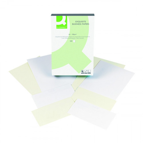 Q-Connect Laid Antique Vellum A4 Business Paper 100gsm (Pack of 500) KF01436